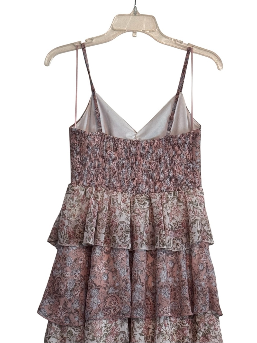In February Clay Multi Ruffle Maxi Dress - Picture 8 of 9